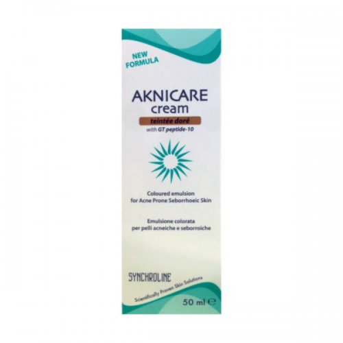 SYNCHROLINE AKNICARE TEINTEE CREAM DORE 50ML