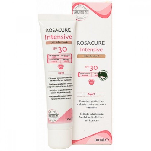 SYNCHROLINE ROSACURE INTENSIVE TEINTEE DORE SPF30 30 ML