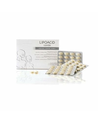 Synchroline Lipoacid Combi Συμπλήρωμα Διατροφής που Συμβάλει στην Προστασία των Κυττάρων από το Οξειδωτικό Στρες, 60 tabs