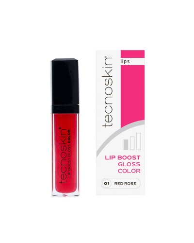 TECNOSKIN LIP BOOST GLOSS 01 RED ROSE 7ML