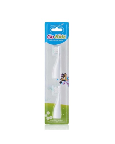 BRUSH BABY Kidz Sonic Replacement Brush Heads Ανταλλακτικά 2τμχ 3-6 ετών