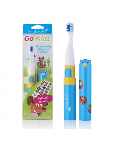 BRUSH BABY Go Kidz Travel Ηλεκτρική Οδοντόβουρτσα Μπλε