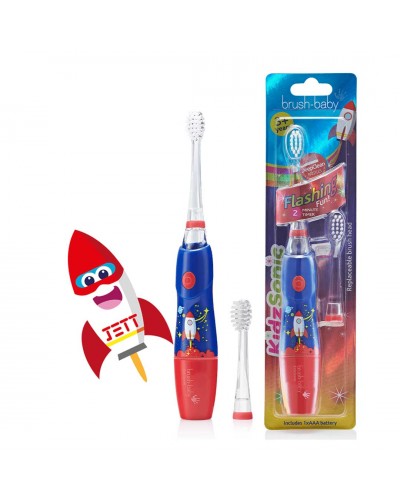 BABY BRUSH KIDZSONIC ΗΛΕΚΤΡΙΚΗ ΟΔΟΝΤΟΒΟΥΡΤΣΑ 3+ ROCKET