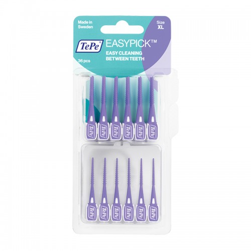 TEPE ΟΔΟΝΤΟΓΛΥΦΙΔΕΣ TePe Easy Pick XL 36τμχ ΜΩΒ