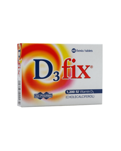 UNI-PHARMA D3 FIX 1200IU 60TABS