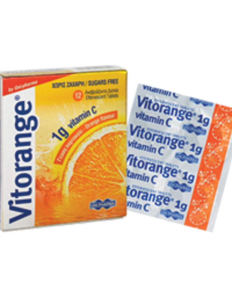 VITORANGE VIT. C 1000mg 12 Eff.tablets