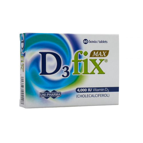 UNI-PHARMA D3 FIX MAX 4000IU 60TABS