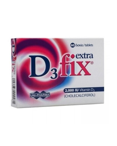 UNI-PHARMA D3 FIX EXTRA 2000IU 60TABS