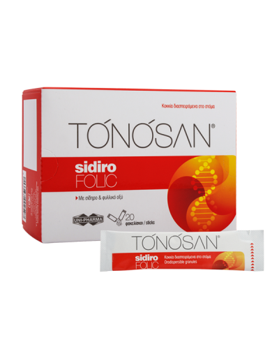 UNI-PHARMA TONOSAN SIDIROFOLIC 20 ΦΑΚΕΛΙΣΚΟΙ