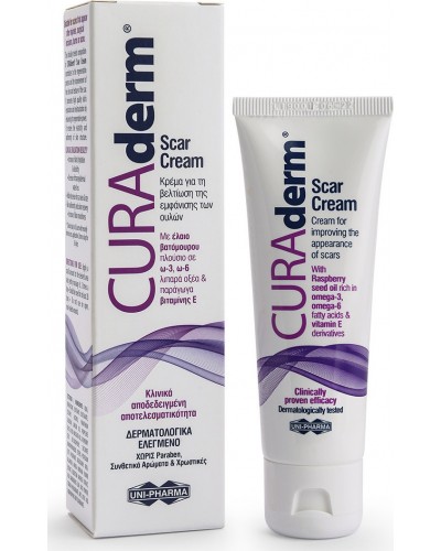 UNI-PHARMA CURADERM SCAR CREAM 50ML