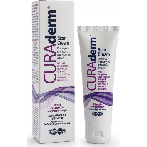 UNI-PHARMA CURADERM SCAR CREAM 50ML