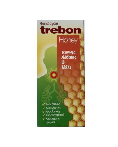 UNI-PHARMA TREBON HONEY NATURAL SYRUP 100ML