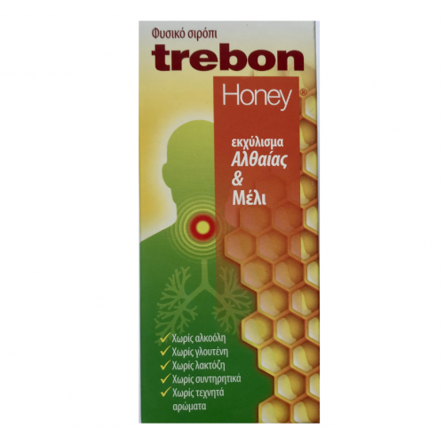 UNI-PHARMA TREBON HONEY NATURAL SYRUP 100ML