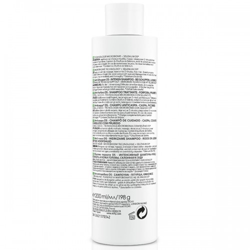 VICHY DERCOS ANTI-DANDRUFF ΑΝΤΙΠΙΤΥΡΙΔΙΚΟ ΣΑΜΠΟΥΑΝ ΓΙΑ ΞΗΡΑ ΜΑΛΛΙΑ 200ml