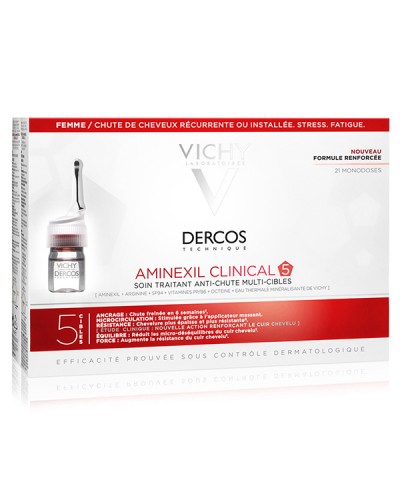VICHY DERCOS AMINEXIL CLINICAL 5 WOMEN 21 ΑΜΠΟΥΛΕΣ X 6ml