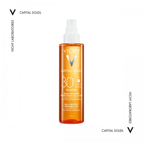 VICHY CAPITAL SOLEIL CELL PROTECT INVISIBLE OIL SPF30 200ml VICHY CAPITAL SOLEIL CELL PROTECT INVISIBLE OIL SPF30 200ml