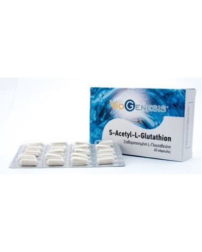VIOGENESIS S-ACETYL-GLUTATHION 60CAPS
