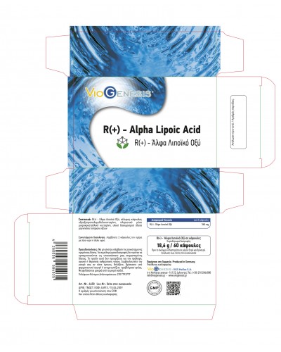 VIOGENESIS R( ) - ALPHA LIPOIC ACID 60CAPS