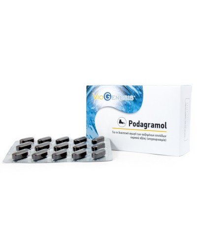 VIOGENESIS PODAGRAMOL (ΓΙΑ ΤΗ ΔΙΑΙΤΗΤΙΚΗ ΑΓΩΓΗ ΤΩΝ ΑΥΞΗΜΕΝΩΝ ΕΠΙΠΕΔΩΝ ΟΥΡΙΚΟΥ ΟΞΕΟΣ) 60tabs