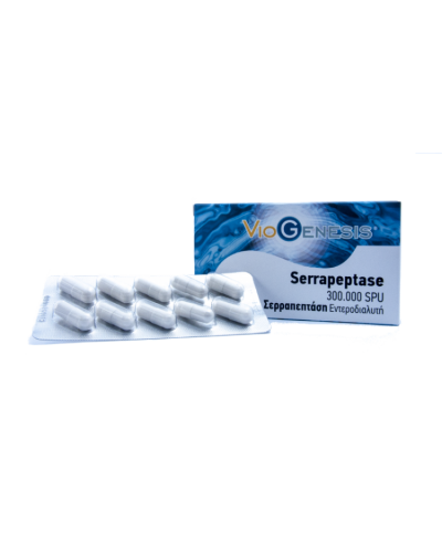 VIOGENESIS SERRAPEPTASE 300.000 SPU 60CAPS