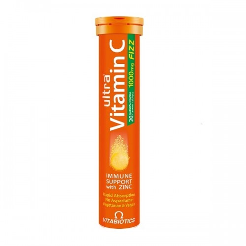 VITABIOTICS ULTRA VITAMIN C FIZZ 1.000mg 20 EFF. TABS