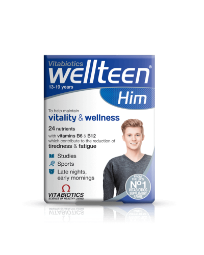 VITABIOTICS WELLTEEN HIM (ΠΟΛΥΒΙΤΑΜΙΝΗ ΓΙΑ ΕΦΗΒΟΥΣ&ΝΕΟΥΣ ΑΝΔΡΕΣ) 30 TABS