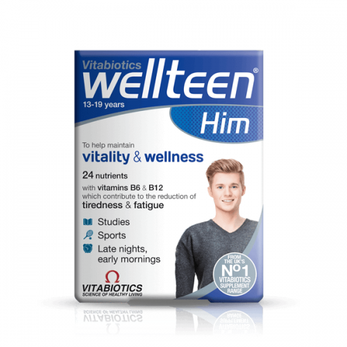 VITABIOTICS WELLTEEN HIM (ΠΟΛΥΒΙΤΑΜΙΝΗ ΓΙΑ ΕΦΗΒΟΥΣ&ΝΕΟΥΣ ΑΝΔΡΕΣ) 30 TABS