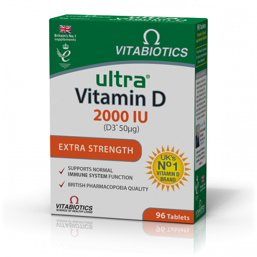 VITABIOTICS ULTRA D3 2000IU 50mg 96 TABS