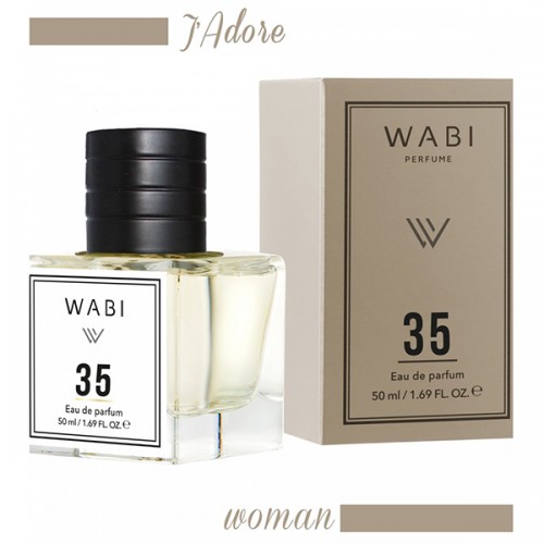 WABI EAU DE PARFUM No 35 TYPE J'ADORE 50ml WABI EAU DE PARFUM No 35 TYPE J'ADORE 50ml