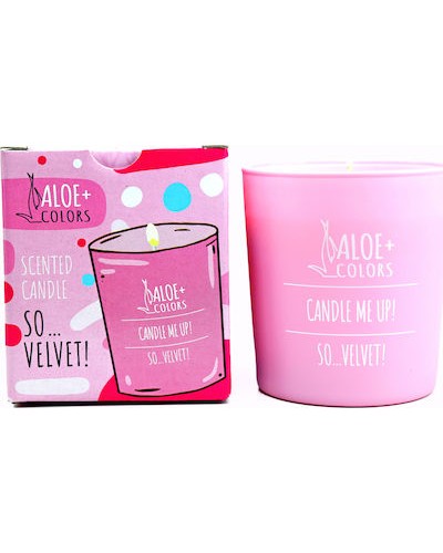 ALOE+COLORS Soy Candle So Velvet 220grml