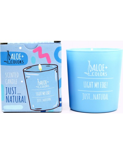 ALOE+COLORS Soy Candle Just Natural 220grml