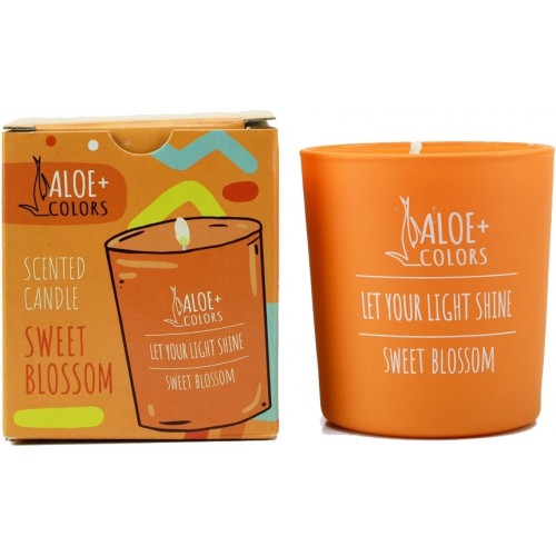 ALOE+COLORS Soy Candle Sweet Blossom 220grml
