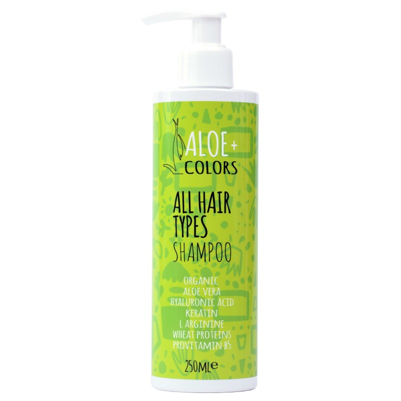 ALOE+COLORS Hair Shampoo All Hair Types 250ml