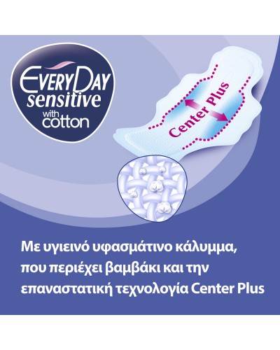 ΣΕΡΒΙΕΤΕΣ EVERYDAY SENSITIVE UL PL SUPER ECONOMY 18T