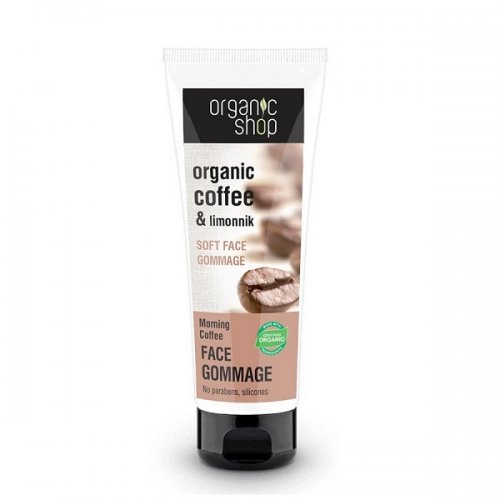ORGANIC SHOP SOFT FACE GOMMAGE MORNING COFFEE 75ML