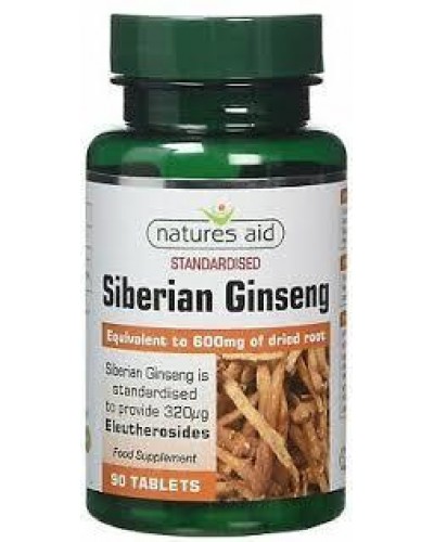 NATURES AID SIBERIAN GINSENG 40mg 90 TABS