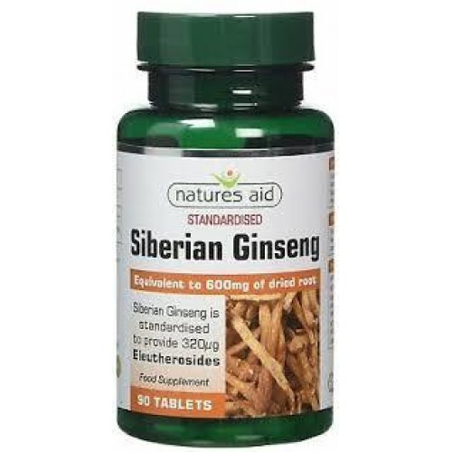 NATURES AID SIBERIAN GINSENG 40mg 90 TABS