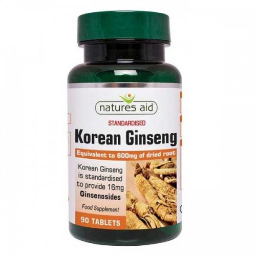 NATURES AID KOREAN GINSENG 40mg 90 TABS