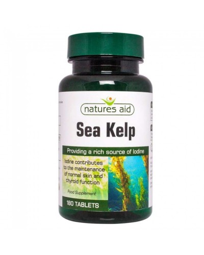 NATURES AID SEA KELP 187mg 180 TABS