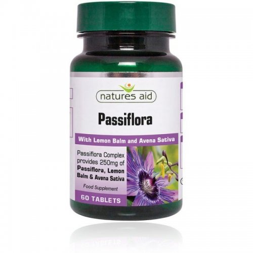 NATURES AID PASSIFLORA, LEMON BALM & AVENA SATIVA 60 TABS