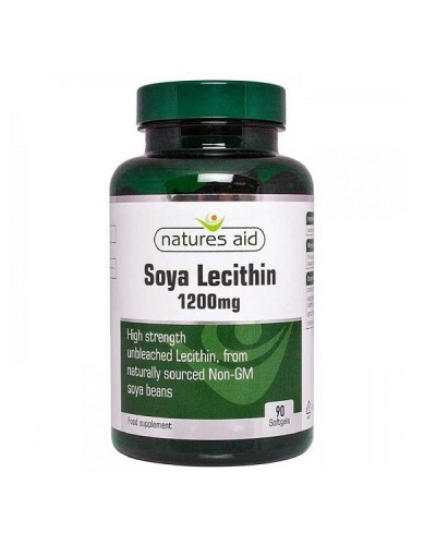 NATURES AID SOYA LECITHIN 1200mg 90 SOFTGELS