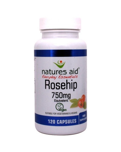 NATURES AID ROSEHIP 750mg 120 CAPS