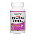 NATURES AID ACIDOPHILUS COMPLEX 5 BILLION BACTERIA 60 VCAPS