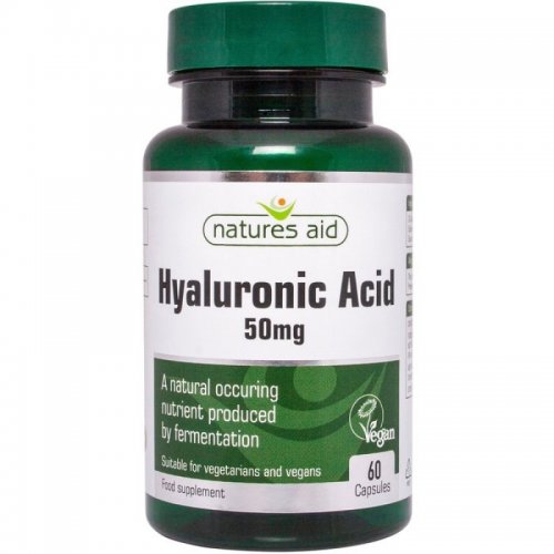 NATURES AID HYALURONIC ACID 50mg 60 VCAPS