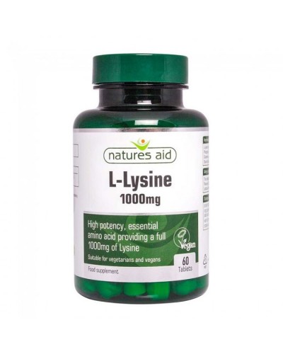 NATURES AID L-LYSINE 1000mg 60 TABS