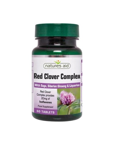 NATURES AID RED CLOVER COMPLEX 60 TABS