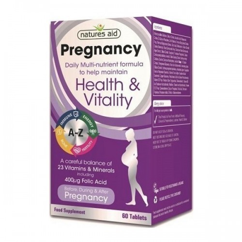 NATURES AID PREGNANCY MULTI-VIAMINS & MINERALS (BEFORE,DURING & AFTER) 60 TABS