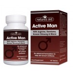 NATURES AID ACTIVE MAN WITH ARGININE, KOREAN GINSENG AND MACA 60 TABS