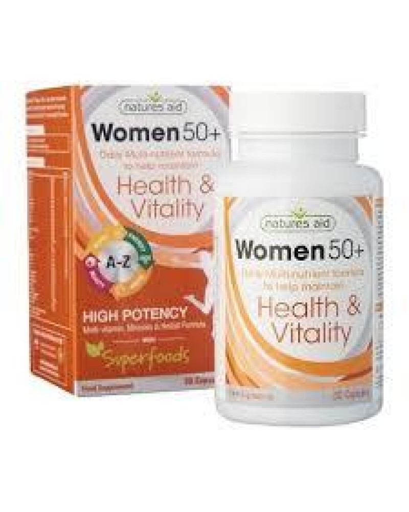 NATURES AID WOMEN S 50  MULTI-VITAMINS & MINERALS (WITH SUPERFOODS) 30 VCAPS
