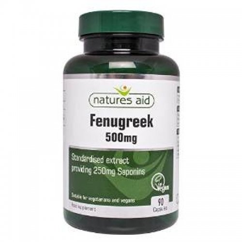 NATURES AID FENUGREEK 500mg 90 VCAPS